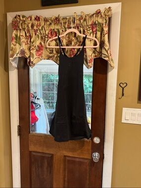 Black Sleeveless Tennis dress with shorts built in